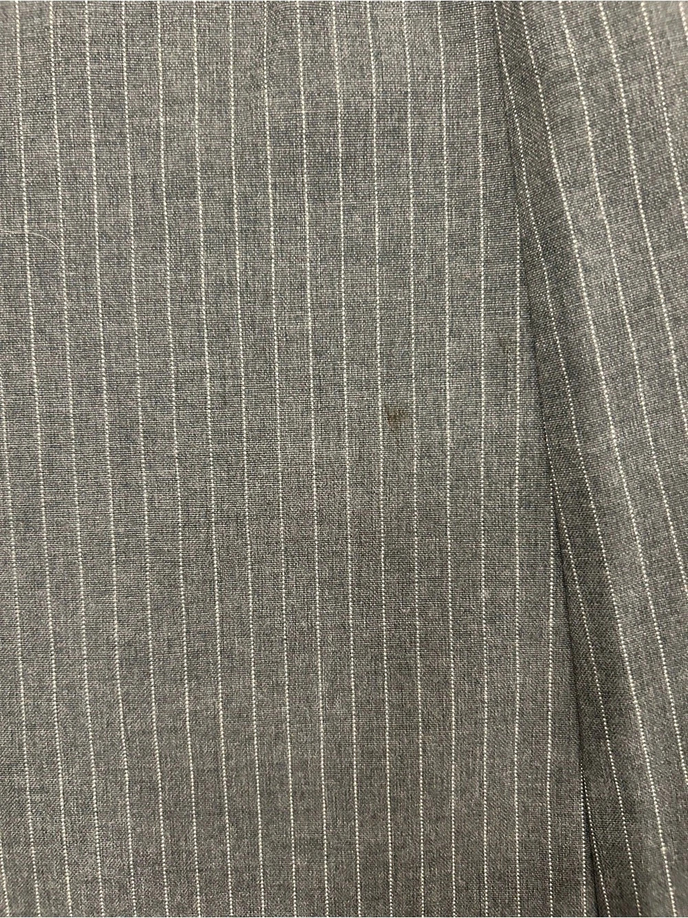 1970s Vintage Montgomery Ward Gray Pinstripe A-Line Skirt Size 18 - Picture 5 of 6